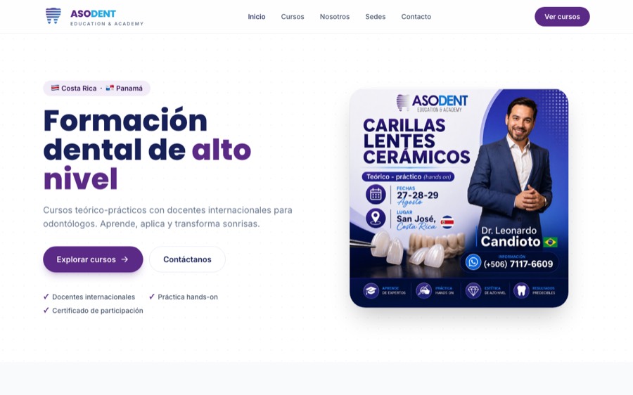 Asodent Education, portada