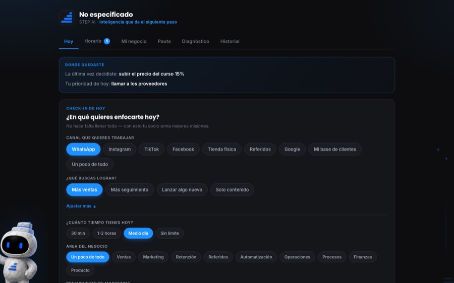 Panel de crecimiento
